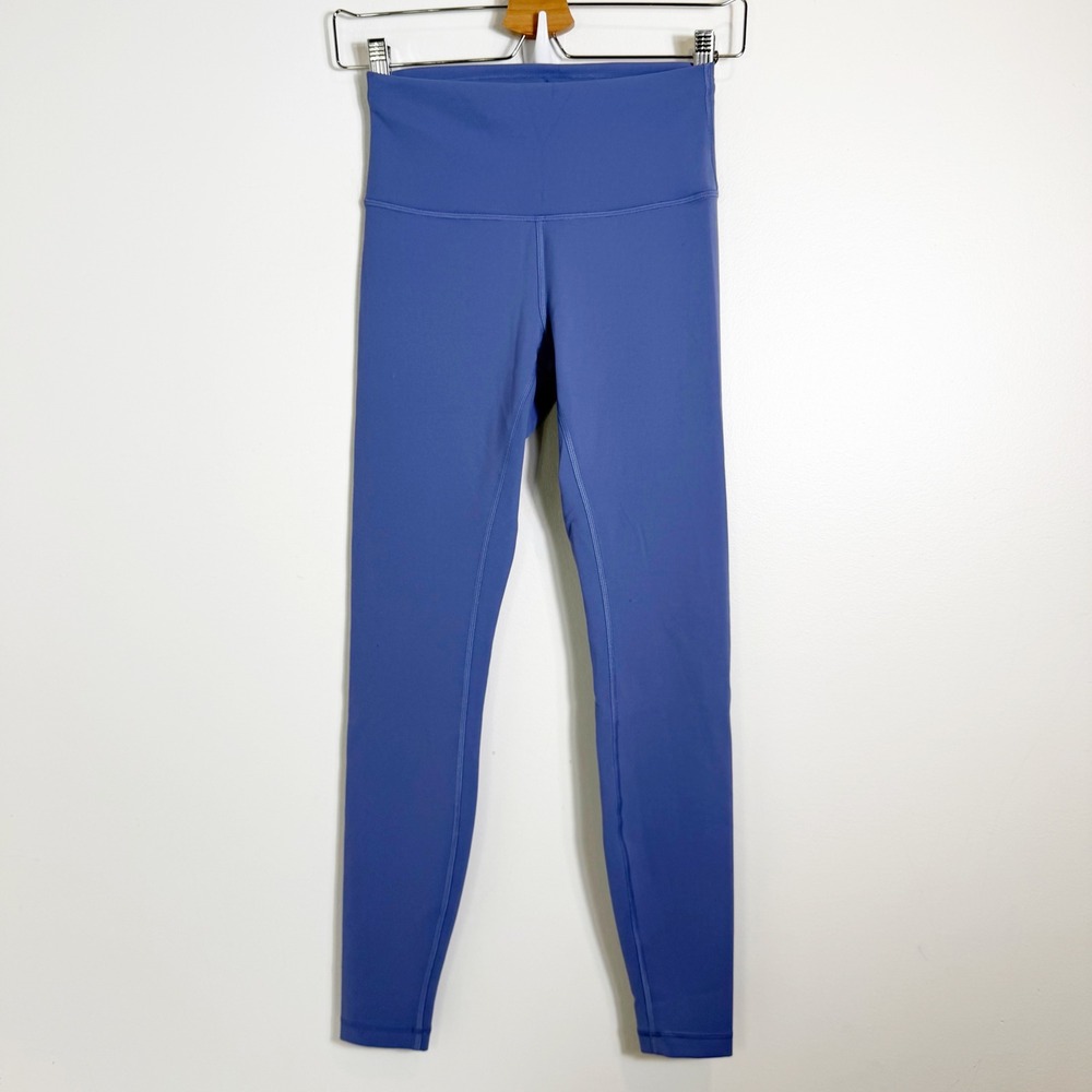 Lululemon Leggings Women 6 Blue Wunder Train High-Rise Tight 28 Water Drop